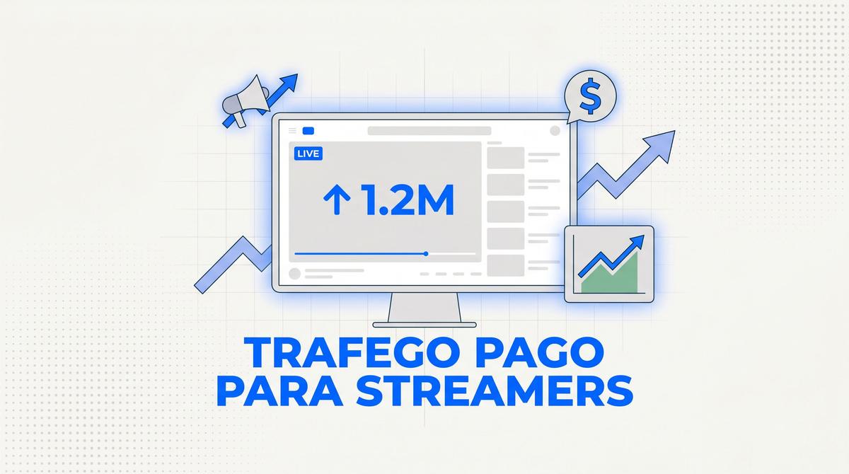 Por Que Streamers Grandes Ainda Precisam de Tráfego Pago (e o Que Acontece Quando Ignoram Isso)
