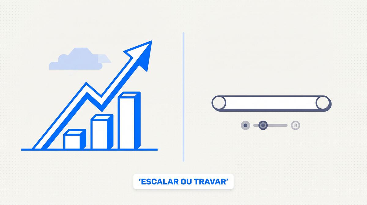O Que Negócios que Escalam Têm que Negócios Travados Ignoram